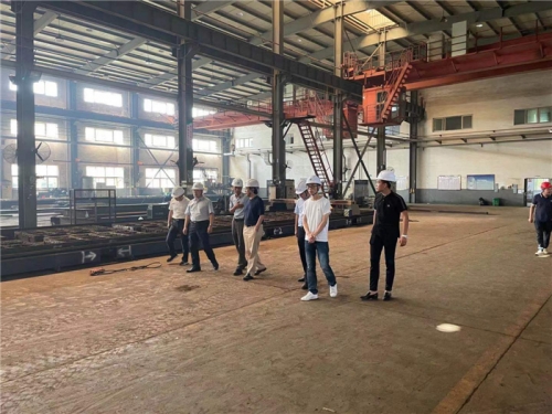 【管理纵横】人生就是博尊龙集团董事长张汉文一行赴所属钢结构公司诸暨加工基地调研指导